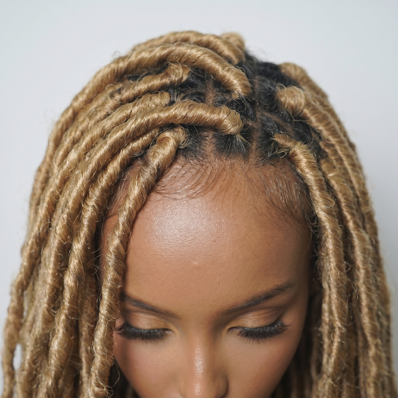 WIGZ 04 - Close-up of undetectable WIGZ LAB HD LACE™ skin-melt parting.