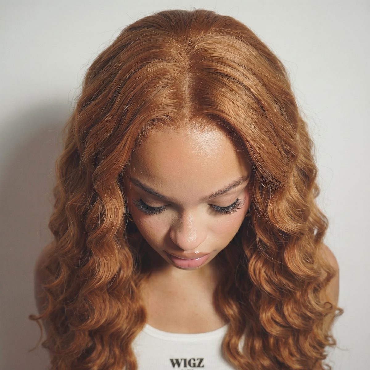 WIGZ 47 - Close-up of undetectable WIGZ LAB HD LACE™ skin-melt parting.