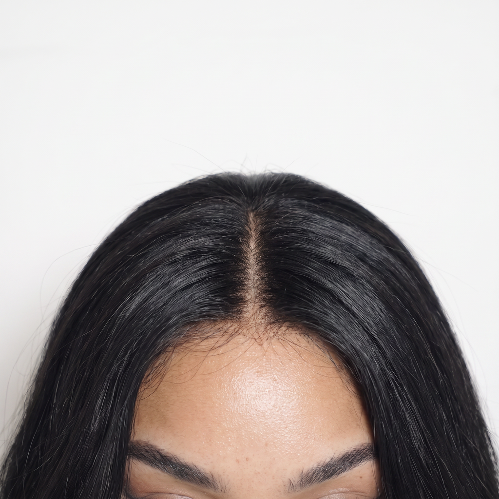 WIGZ 46 - Close-up of undetectable WIGZ LAB HD LACE™ skin-melt parting.